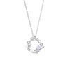 Tancise S925 Sterling Silver Luxury Personality Pendant Necklace Women's Classic Tide Necklace