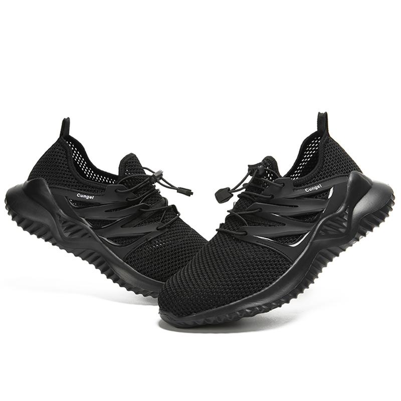 Sicherheitsschuhe für Herren, bruch- und stichfest, Arbeitsschuhe, bequeme Stahlkappenstiefel