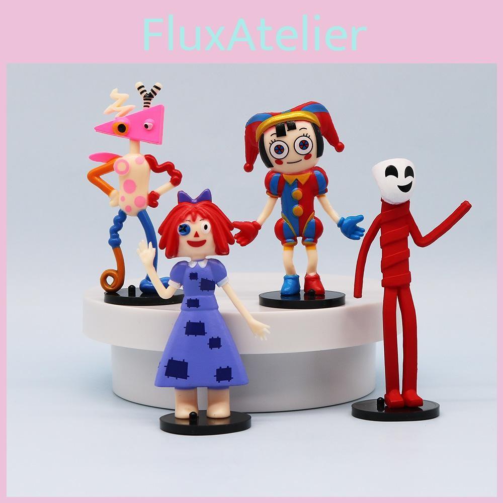 The Amazing Digital Circus Handmake Model Toy Rabbit Clown Decoration Cartoon