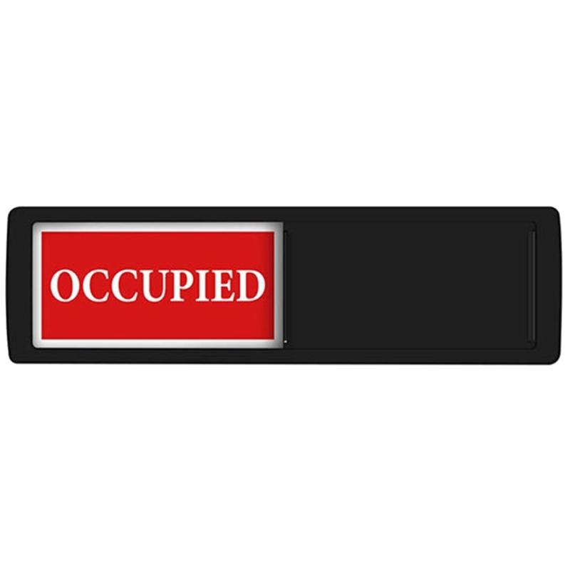 

Room Status Sign Occupied/Vacant Door Signs Vacant In Use Door Indicators чорний