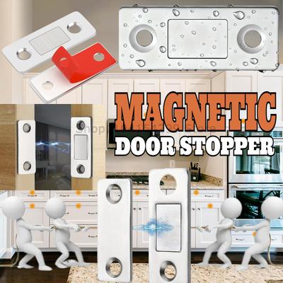 Chiusure Magnetiche per Armadi Porta Sottile Magneti Forti Fermo Adesivo Invisibile Serratura Magnetica per Cassetti Chiusura per Armadio da Cucina
