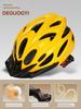 Yu Zhaolin Bicycle Helmet with Integrated Goggles, One-Piece Riding Helmet for Men and Women, Mountain and Road Bike Safety Helmet