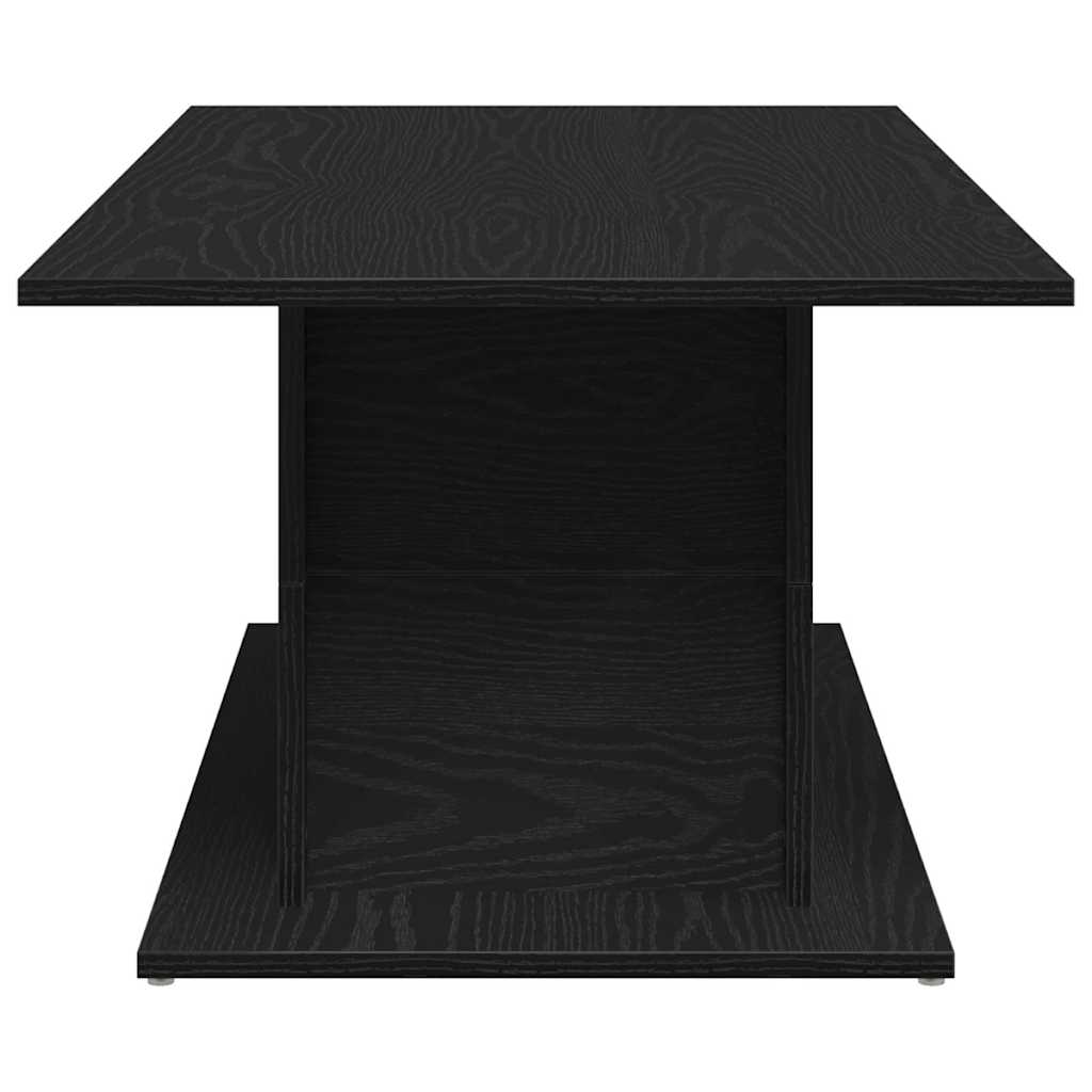 Coffee Table Black Oak Look 102 X 55.5 X 40 Cm