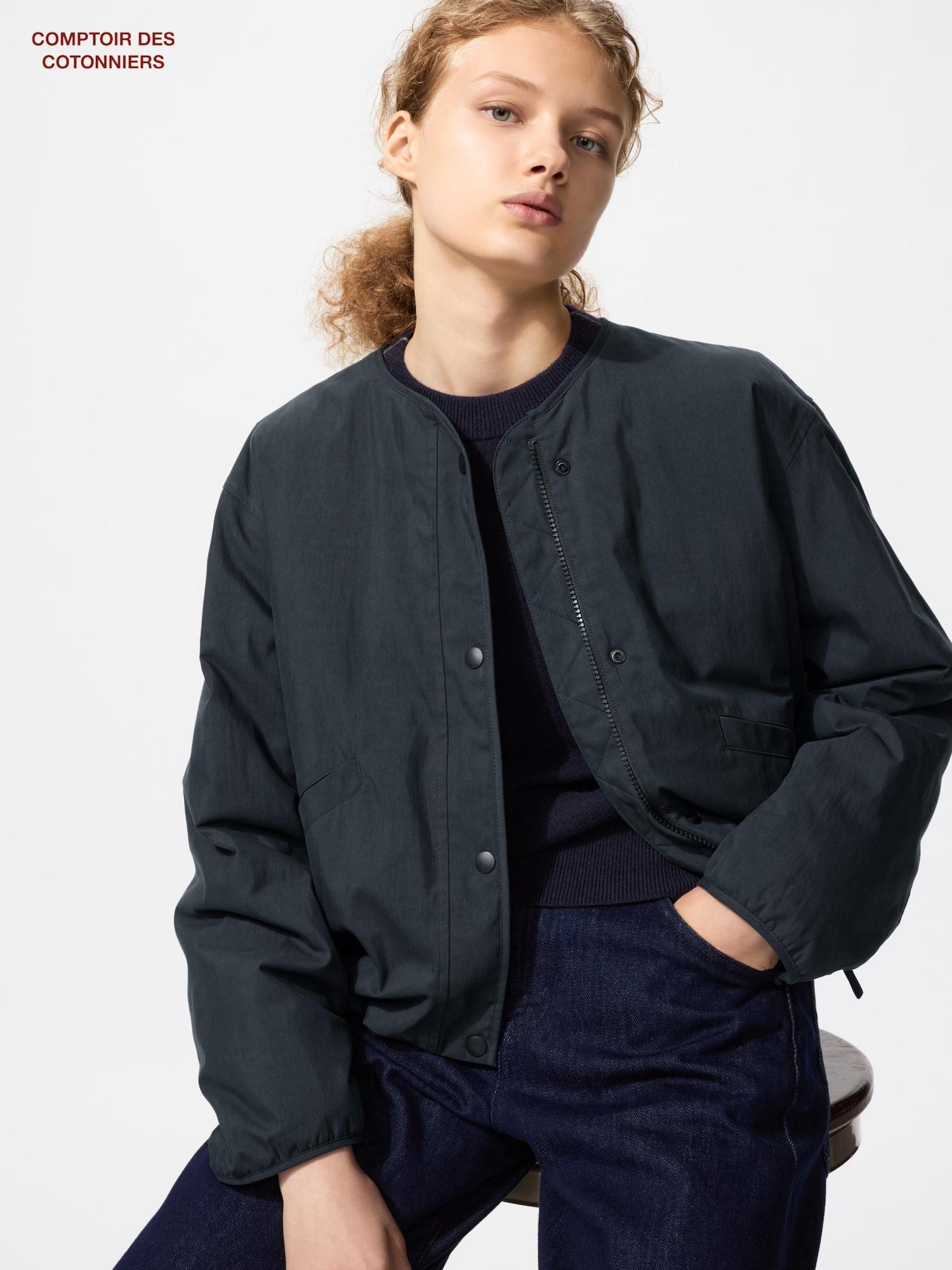 

Uniqlo Куртка с подкладкой из смесового хлопка 09 BLACK/M