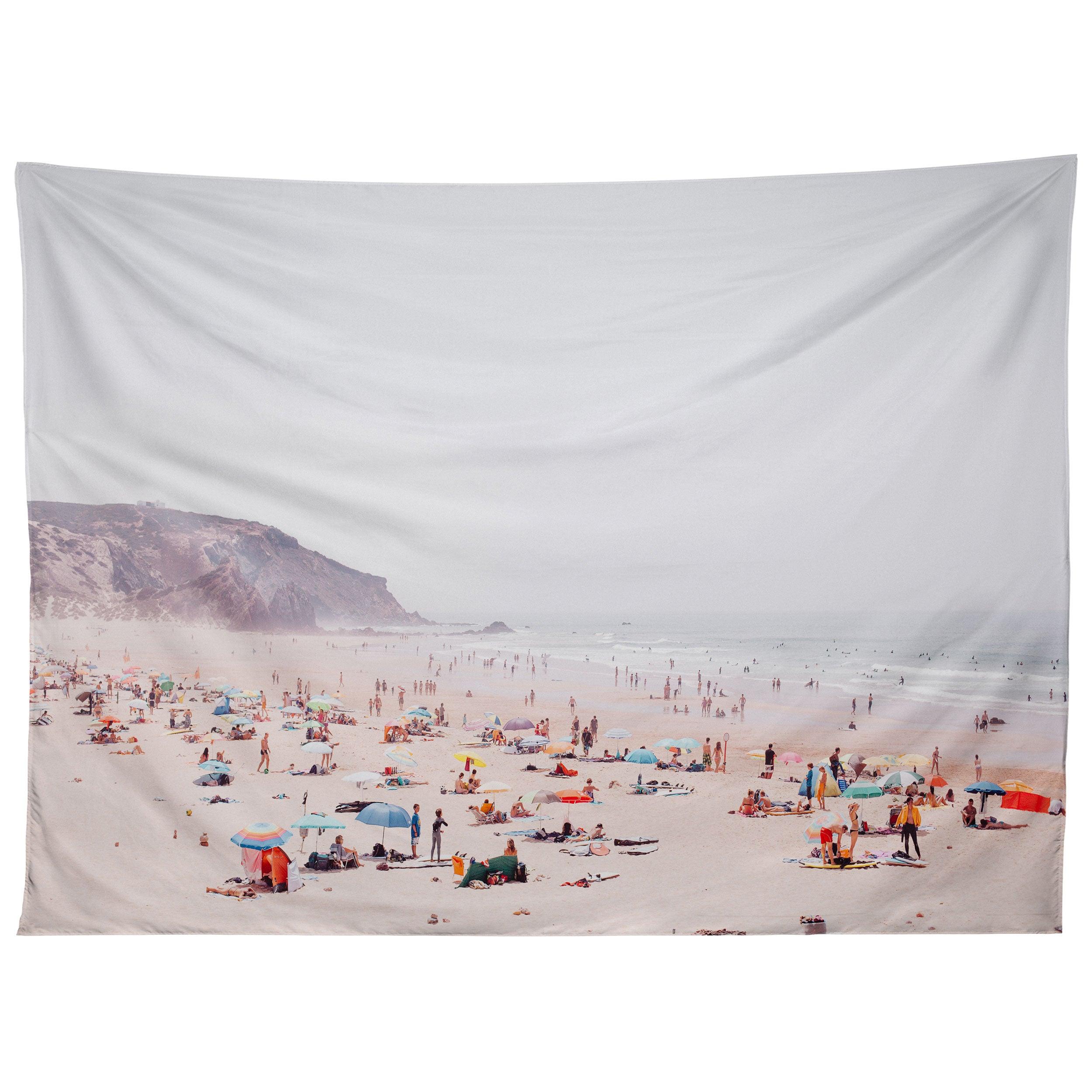 AT THE BEACH tapestry 75x100