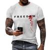 Men's Printed Short Sleeve T-Shirt Men's Loose Casual Short Sleeve Top