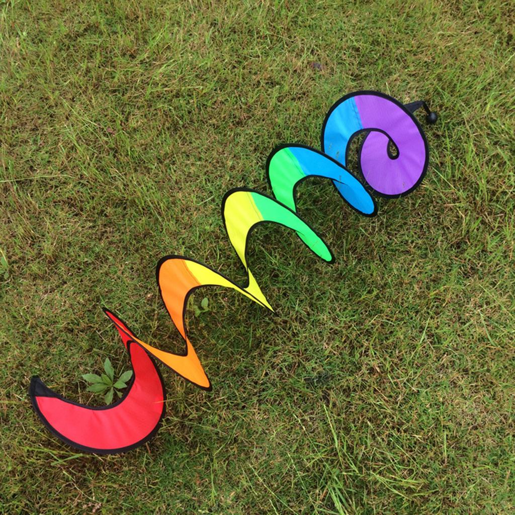 Rainbow Wind Curlie Spinners Suitable for Eye Catching Motion In Homes or Campsites Outdoor Indoor Decoration Ornaments