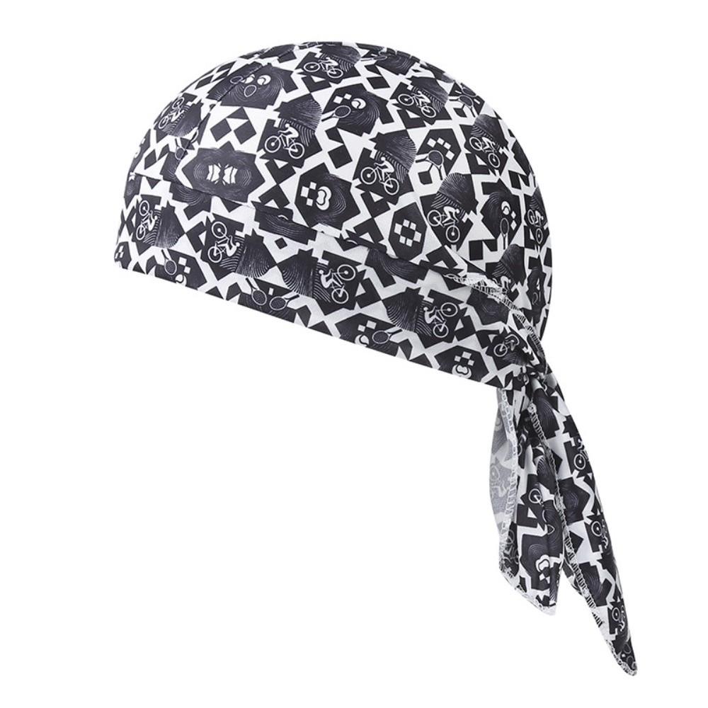 Quick Dry Bandana Headscarf Paisley Print Cycling Head Wrap Fashion Accessory Hijab Caps Sports