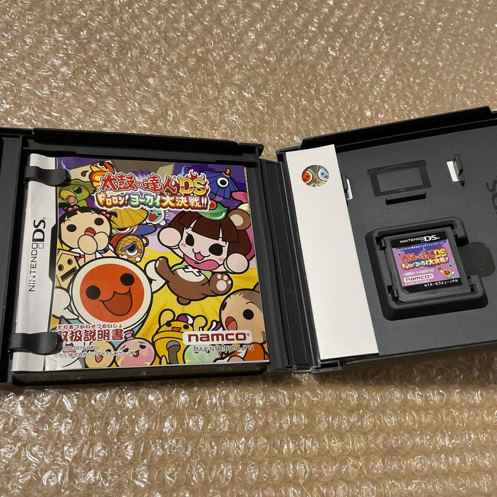 [USED] Unused Bonus/TestedTaiko no Tatsujin Dororon! Yokai Daikessen!! w/ Gold Stylus DS Region Free