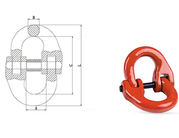 Kettenverbinder Rigging-Hardware Master Link/Verbindungs-Master-Link/Legierungs-Master-Link
