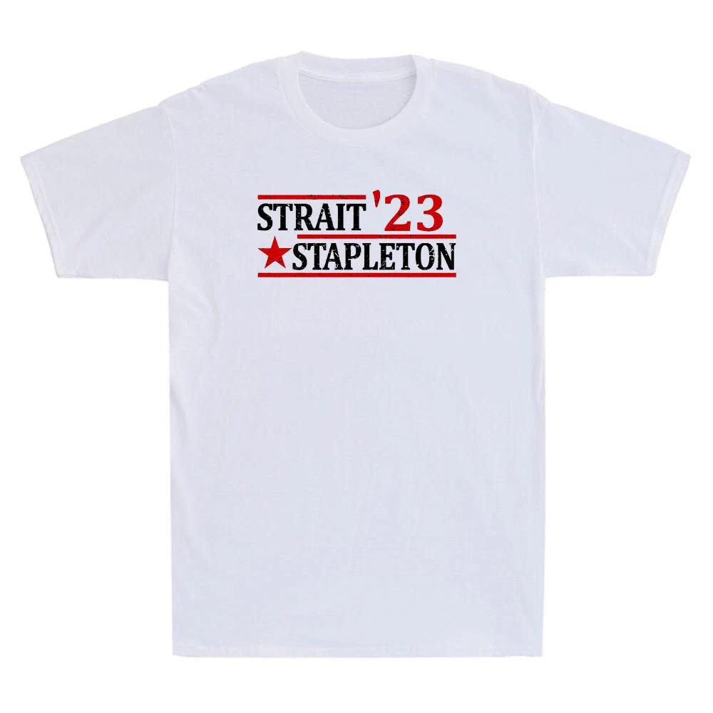 Stapleton Strait 23 Shirt Retro Country Cowboy Western Vintage Men s T-Shirt Tee S
