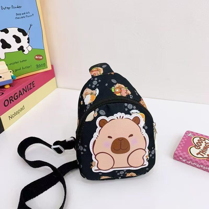 Cute Cartoon Children's Backpack: Trendy Casual Small Bag for Kindergarten Girls - Crossbody or Chest Style