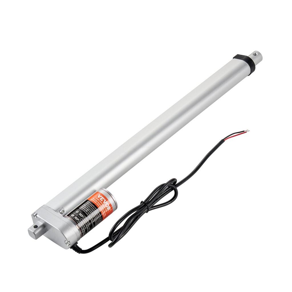 Linear Actuator 12V 16 Inch High Load 330lbs/1500N 0.19"/s IP54 Protection