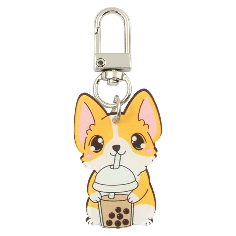 

Adorable Korean Ins Style Acrylic Keychains Perfect For Parties Gifts And Corgi Tea