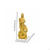 Wood Carved Guanyin Statue Spiritual Dragon Sculpture Avalokiteshvara Figure for Buddhists,