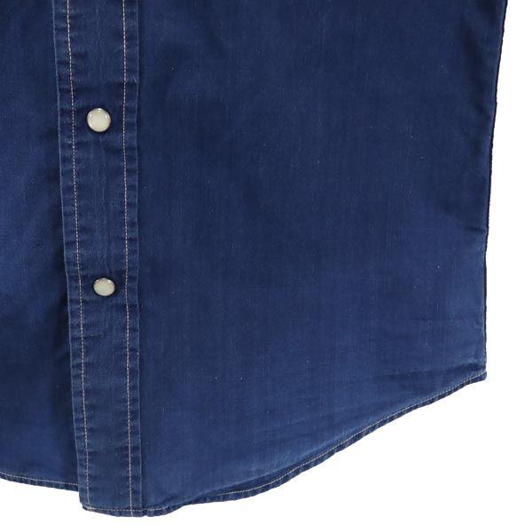 RRL Ralph Lauren Long sleeve Western shirt XS Navy system RALPH LAUREN Men's Used