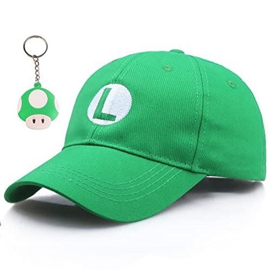 EIKOU Red Green Cap Baseball - Octagonal Pattern Classic Hat Halloween Cosplay Unisex 4 Seasons