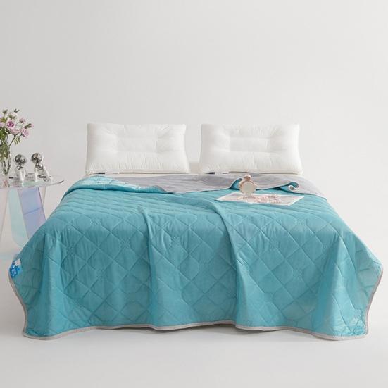 Cooling Quilt Summer Blanket Lightweight Cooling Fibers Breathable Thin Double-Sided Self-Cooling Sleep