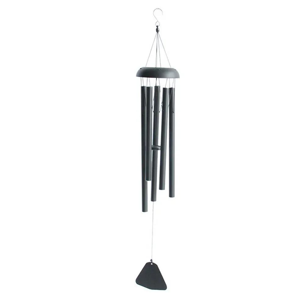 36 Zoll Aluminium-Windspiele Röhren Außen Groß Dunkel getönte Windspiele Verstellbar Für Draußen Haus Hochzeit Party Ornament Geschenke