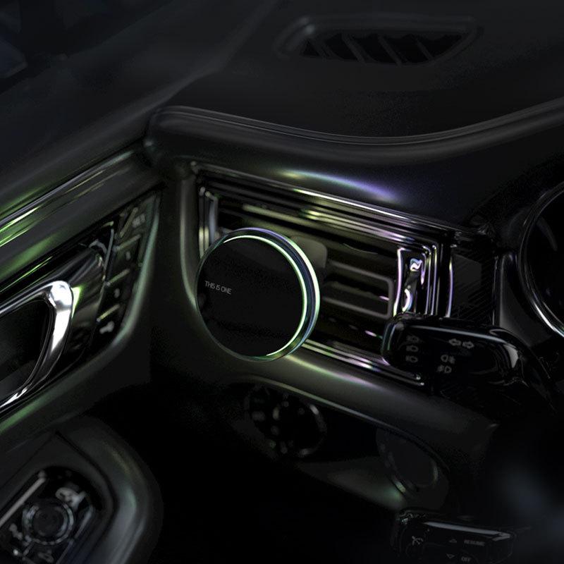 iPhone 16 Pro RGB Magnetic Car Phone Holder