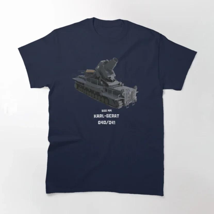 

KarlGerät WWII German Selfpropelled Siege Mortar TShirt New 100 Cotton ONeck Summer Short Sleeve Casual Mens Tshirt 4XL
