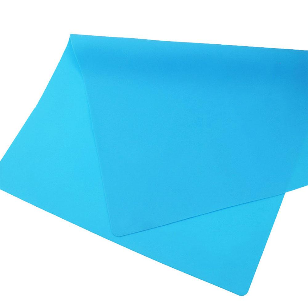 

Silicone World Silicone Table Mat Waterproof Placemat Mats Anti-skid Kneading Dough Baking Mat Cooking Baking Pads Kitchen Tools 60x40cm синий