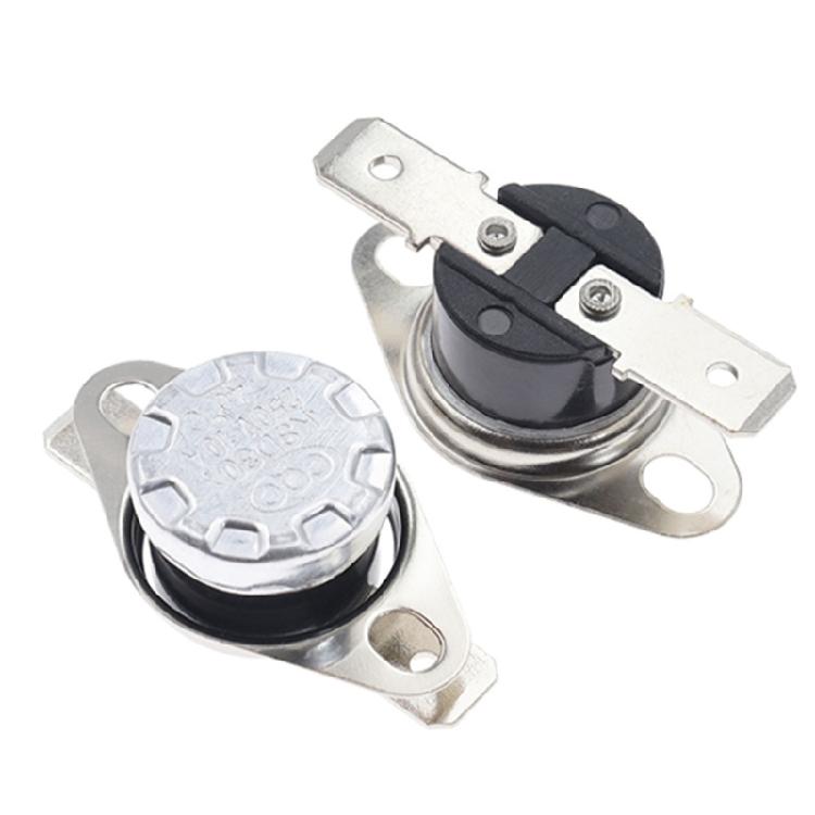 Metal KSD301 Thermal Fuse Switches Replacement 250V 10A Normally Closed Thermostat Temperature Switches Easy To Install