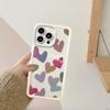 Multiple hearts are suitable for iphone16pro mobile phone case Apple 15 Japan and South Korea 14/13promax new 12.