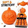 Halloween Pumpkin Toy, Scary Face Crunch Sound, Filled With, Random Expression