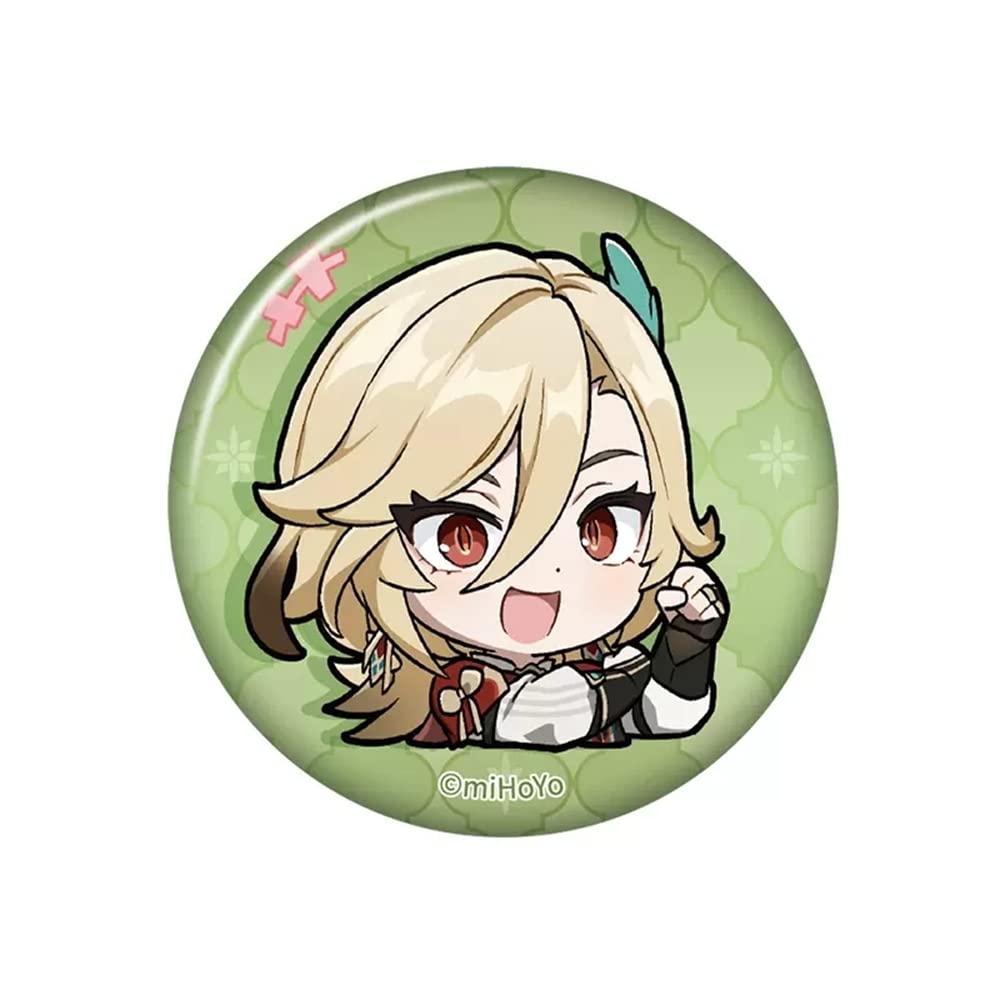 Genshin Impact Sumeru Series Kaveh Q Edition Emoji Badge 58mm Can Badge Sumeru Anime Accessories Genshin Impact Official Merchandise