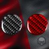 Carbon Fiber Interior Central Multimedia Rotary Button Trim Sticker For Mercedes-Benz CLA C117 2014-2018 GLA X156 2015-2019