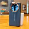 Luxury Cross Texture Leather Design Case For Huawei Mate 60RS 50RS 40RS Slim Orange Camera Ring Shockproof Cover