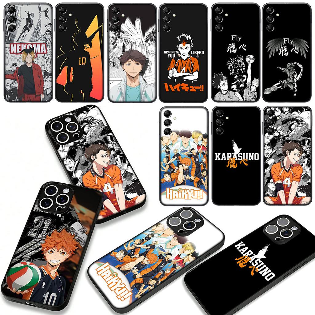 for Samsung Galaxy A55 A54 A25 A36 A17 A26 A35 A33 A34 A14 A37 S8 S9 S20 S21 FE S10 Plus Case Oikawa Tooru Haikyuu Shoyo Hinata