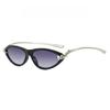 Simple Cat Eye Sunglasses  New Style Street Fashion Personality Show off High-End Feelings Sunglasses for Men And Women