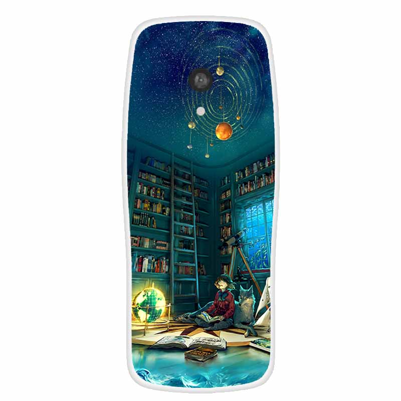 For Nokia 3210 4G 2024 2.4"Cases Clear TPU Soft Silicone Phone Cover for Nokia 3210 TA-1618 Protective Back Shells Cartoon Print