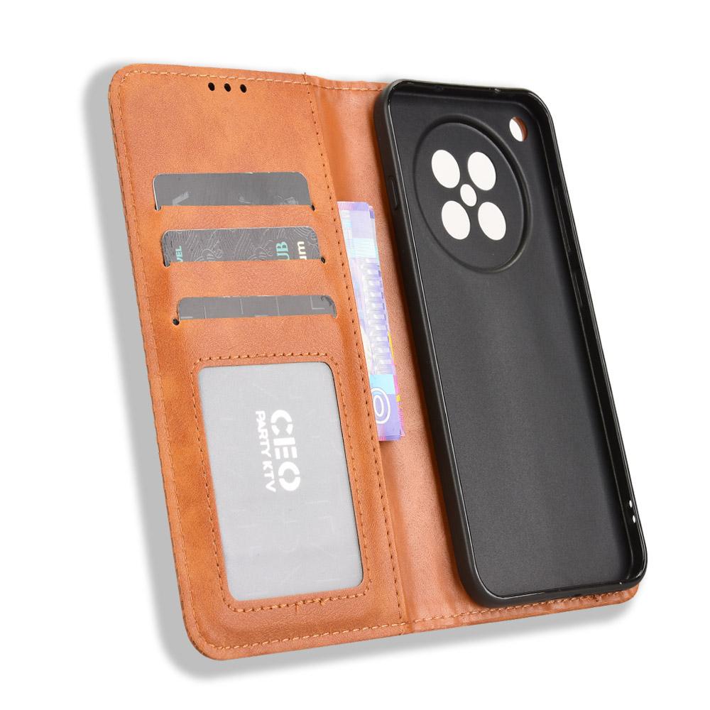 For Oppo Find X8s 5G Leather Case Wallet Stand Retro Texture Phone Cover