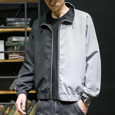 Autumn and Winter New Stand Collar Jacket Men's Trendy Loose Men's Jacket
