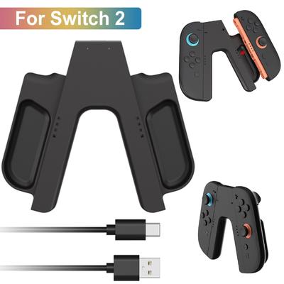 Für Nintendo Switch 2 Joy-Con Controller Magnetisches Ladegerät Ständer Station TypC Lade Dock mit LED Anzeige Spiel Zubehör