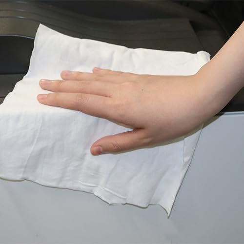 Yoshikawa Industries Pure Cotton Knitted Maintenance Cloths, 20 X 20 Cm, 20 Count, 100% Cotton, 425183