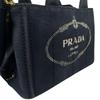 PRADA canvas Canapa Tote Bag denim blue Women Used