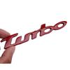 Handwritting TURBO Supercharge Auto Chrome Metal Refitting Car Styling Emblem Badge Exterior 3D Sticker for Mitsubishi Impreza QS1