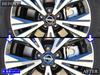 BRIGHTZ 4-Piece Blue Stainless Steel Center Wheel Cap Rings for Skyline V37 (SID-ETC-SMA-036) - Fits ZV37, YV37, HV37, HNV37, RV37, and 37 models
