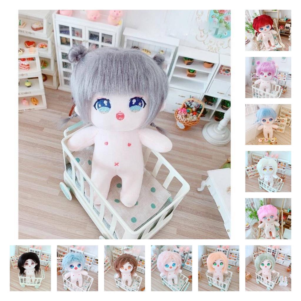 Cute 20cm Plush Cotton Doll With Long And Wavy Hair Toy14738
