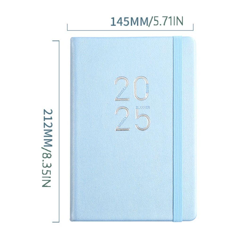 5 Colors 2025 Planner Notebooks A5 Sketchbook Schedule Journals  Office School Supplies