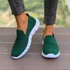 Fashion Spring New Cloth Shoes Women's Fashion Round Head Mesh Hollow Breathable Soft Sole Anti-slip Wear-resistant Flat Shoes