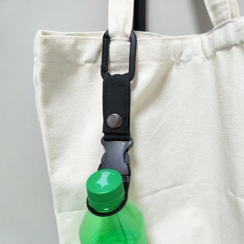 Water Bottle Holder with Carabiner, Water Bottle Hook, Drink Holder for Hiking, Camping, Hiking, and Outdoor Activities, Lightweight, Easy To Use, Det