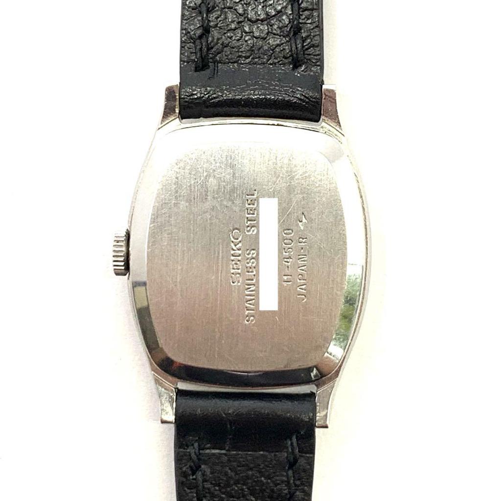 [USED] A5348 SEIKO 11-4599 Hand-wound Watch with Oval Case