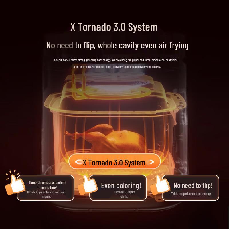 Midea 6.5L Smart Steam & Roast Air Fryer