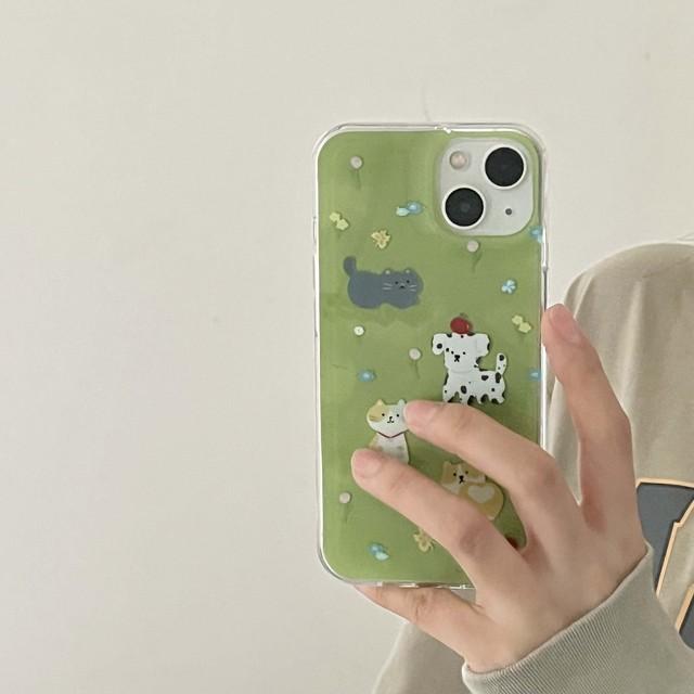 

Ins собака кошка бабочка цветок браслет Imd милый чехол для телефона для Iphone 13 Promax 14promax 11 12 Pro Max чехол с мультяшным животным For iphone 12pro