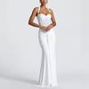 Women's clothing, new spring models in Europe and America, elegant neck strap tight hip wrap dress dress